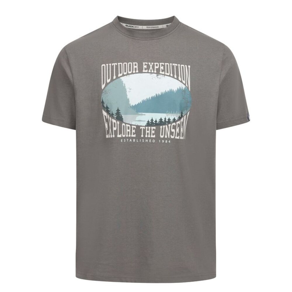 Trespass Mens Gallon Casual T-Shirt / Green Smoke